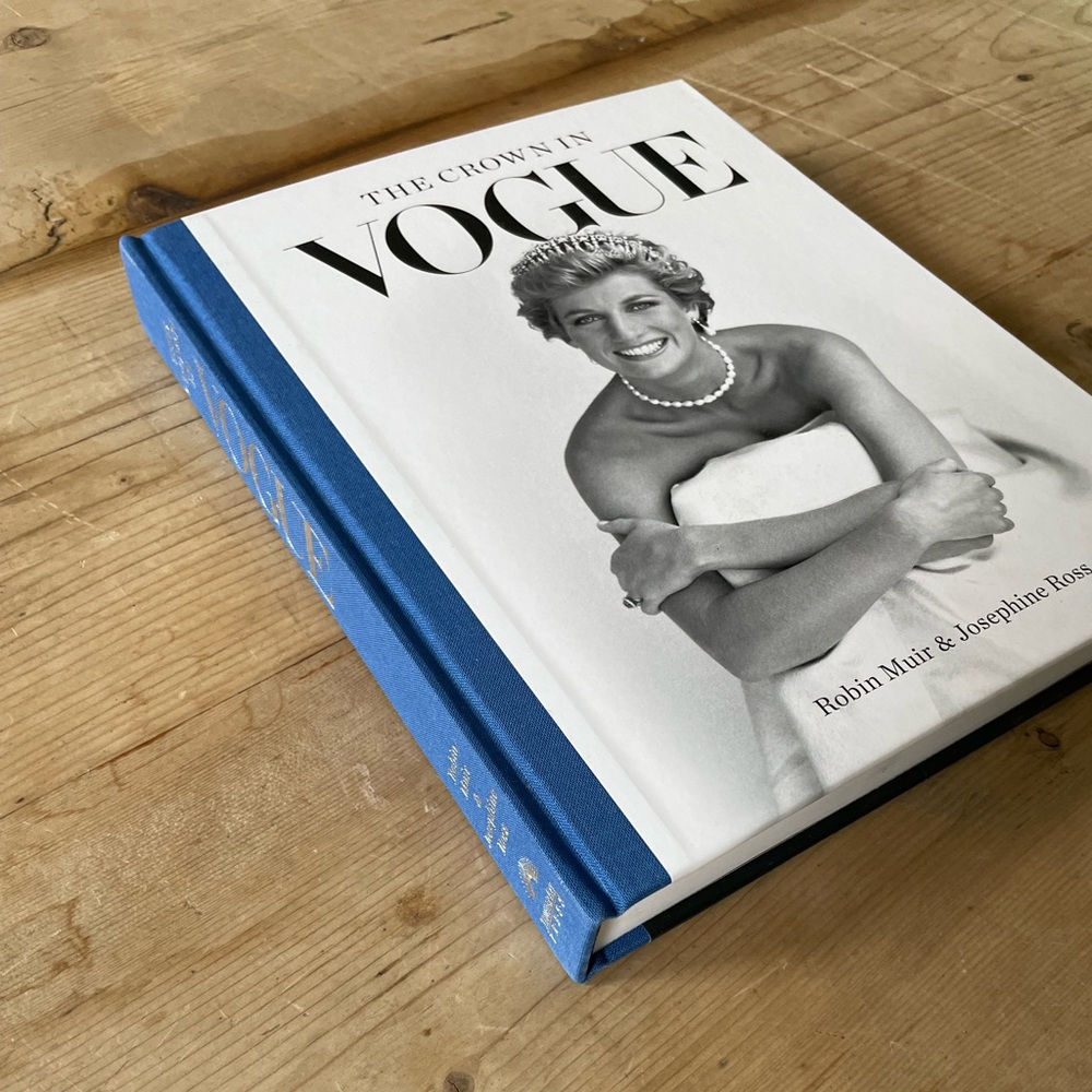 Vogue Coffee Table Book with Blue and White Cover - Picture 5 of 13